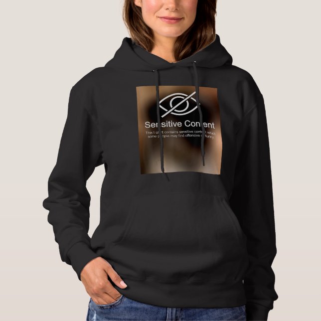 Camiseta Conteúdo Sensível Aviso de Conteúdo 2 (Frente)