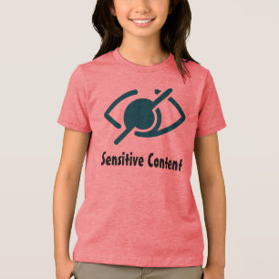 Camiseta Conteúdo Sensível - Notificação de Violação de Pol