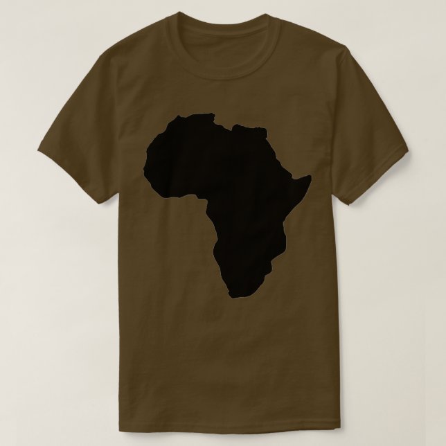 Camiseta Continente Africano 1 (Frente do Design)