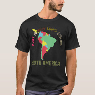 Camiseta Continente da América do Sul