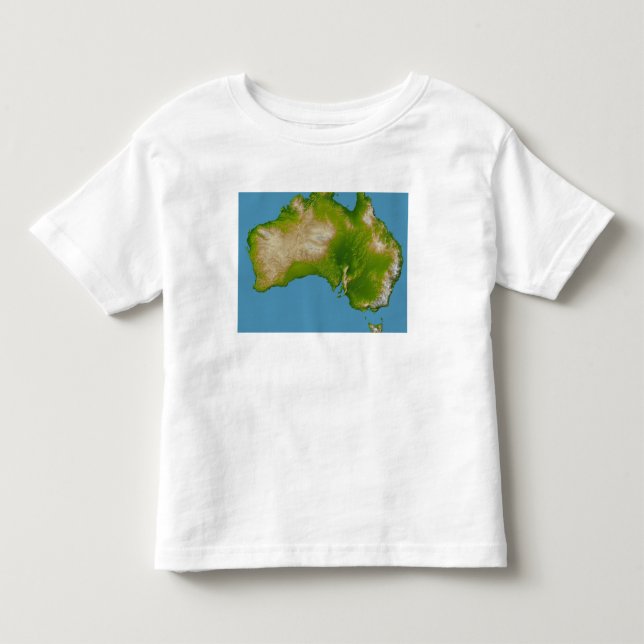 Camiseta Continente da Austrália (Frente)