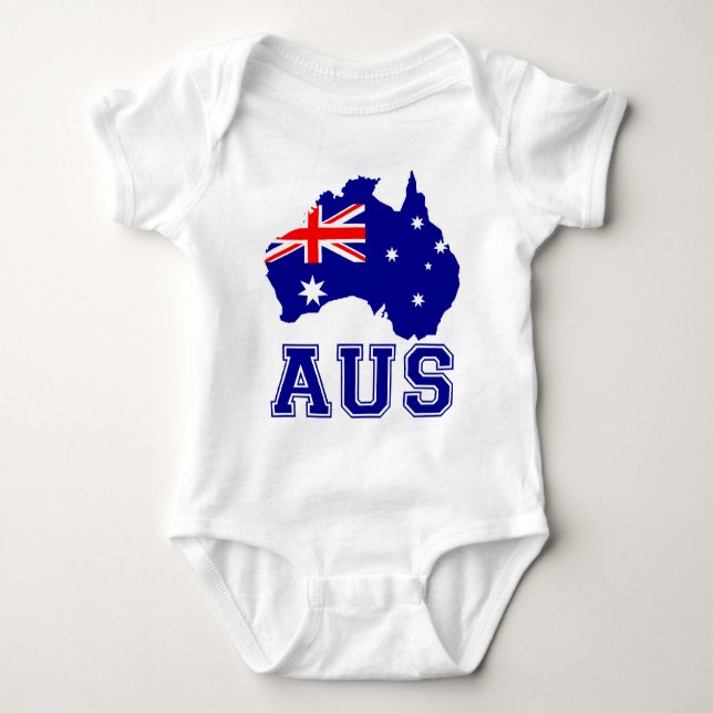 Camiseta Continente de Austrália (Frente)