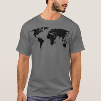 Camiseta Continentes da Terra