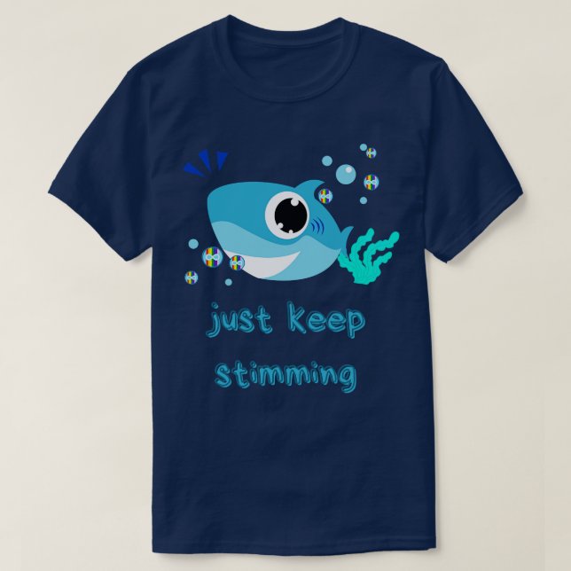 Camiseta Continua a sufocar o autismo (Frente do Design)