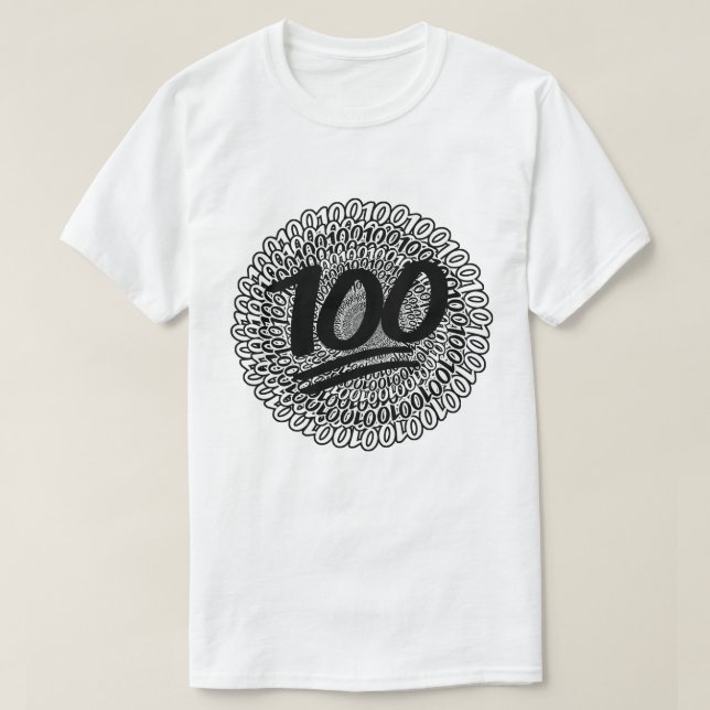 Camiseta Continua com 100 (Frente do Design)