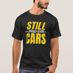 Camiseta Continua Com Carros De Cara Mecânica De Automóveis