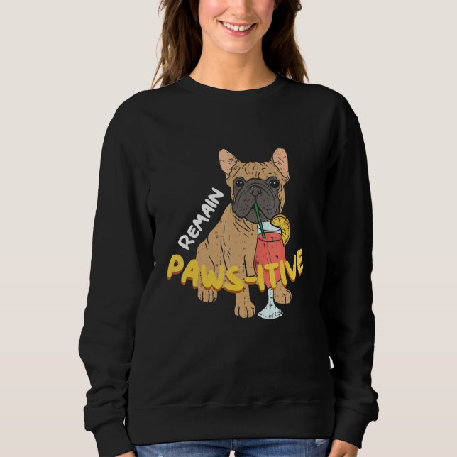Camiseta Continua Pawsitive Dog Frenchie French Buldogue (Frente)