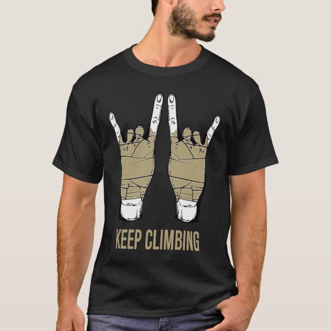 Camiseta Continua Subindo Mãos Fapadas Escalando (Frente)