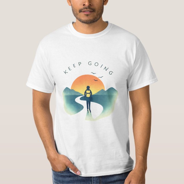 Camiseta Continua Vintage Road Journey Tee (Frente)