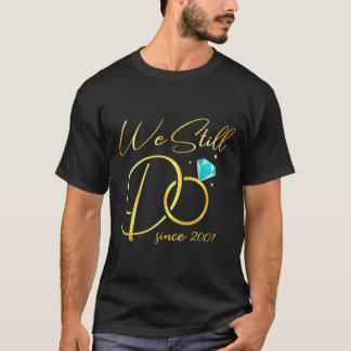 Camiseta Continuamos A Fazê-Lo Desde O Aniversário De Casam