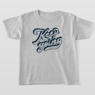 Camiseta Continuar a ser Motivado por aspas Inspiracionais