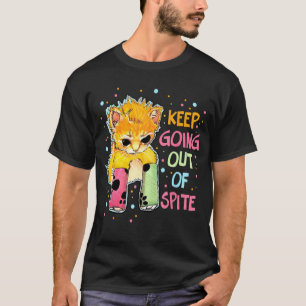 Camiseta Continuar saindo por despeito Indulgindo na divers