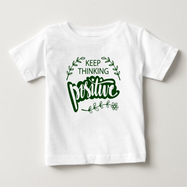 Camiseta Continue a pensar como positivo (Frente)