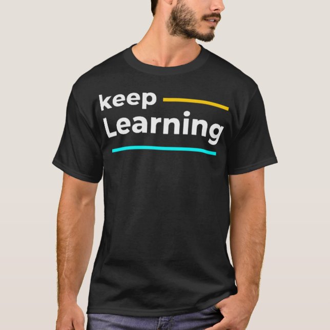 Camiseta Continue aprendendo (Frente)