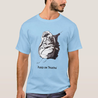 Camiseta Continue caminhando, continue caminhando com o tên
