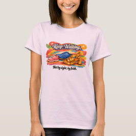 Camiseta CONTINUE CAMINHANDO – Não pela vista, pela Fé