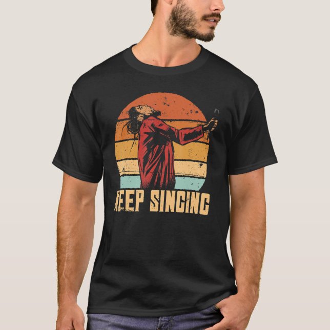 Camiseta Continue Cantando Para Reggae Rasta (Frente)