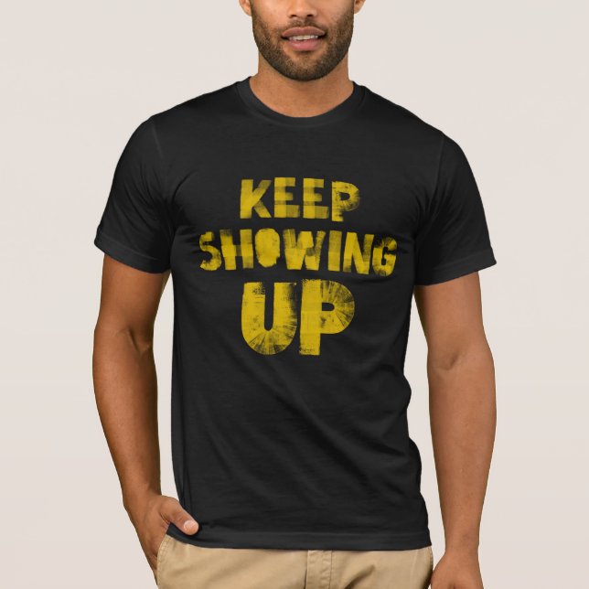 Camiseta Continue Comparecendo - pela democracia e pela com (Frente)