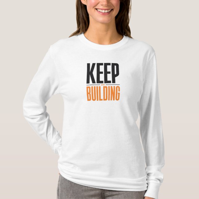 CAMISETA CONTINUE CONSTRUINDO (Frente)