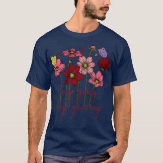 Camiseta Continue Crescendo Vintage Flor