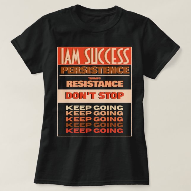 CAMISETA CONTINUE EM FRENTE (Frente do Design)