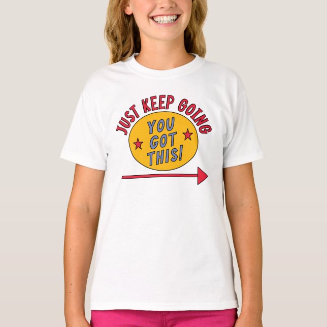 Camiseta Continue em Frente (Frente)