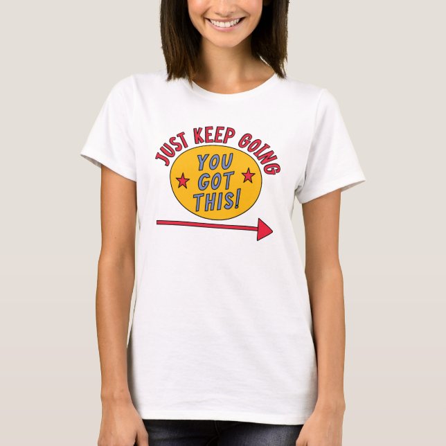 Camiseta Continue em Frente (Frente)