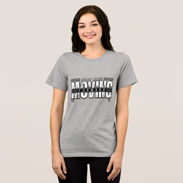 Camiseta Continue em Frente (Frente Completa)