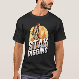 Camiseta Continue Escavando Ouro Prata Pedras Preciosas Mi