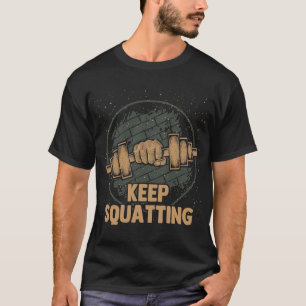 Camiseta Continue Espalhando Engraçada Malhação de humor de