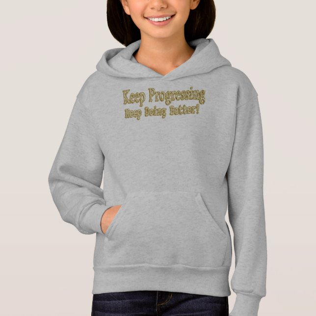 Camiseta "Continue Fazendo Melhor!" Design bonito. Comprar  (Frente)