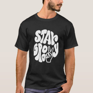 Camiseta Continue Groovy 70s crescendo, fique em chamas