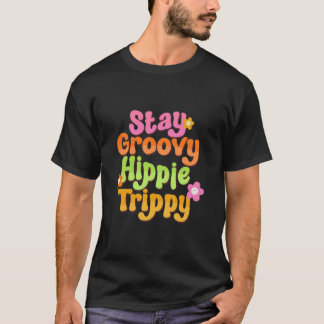 Camiseta Continue Groovy Hippie Trippy