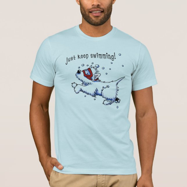 Camiseta Continue Nadando (Frente)