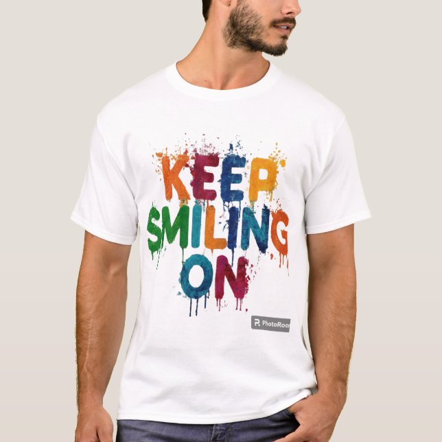 Camiseta Continue sorrindo (Frente)