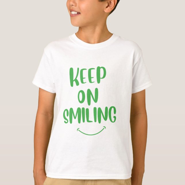 Camiseta Continue sorrindo (Frente)