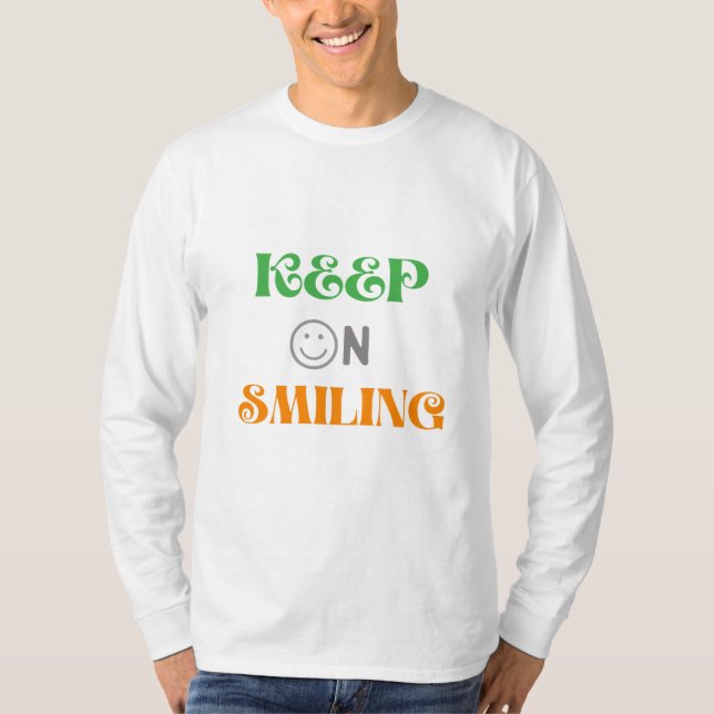 Camiseta Continue sorrindo (Frente)