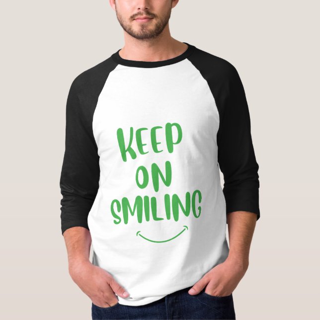 Camiseta Continue sorrindo (Frente)