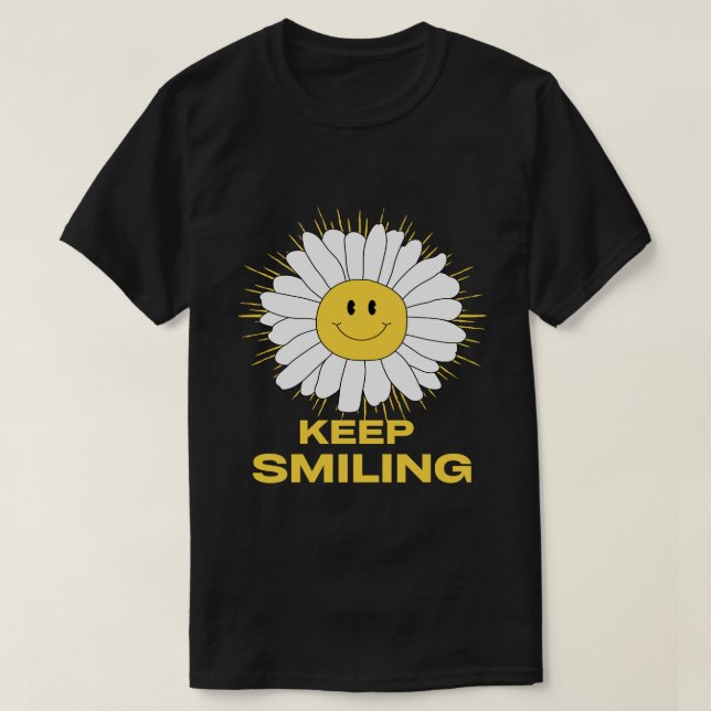 Camiseta Continue sorrindo (Frente do Design)