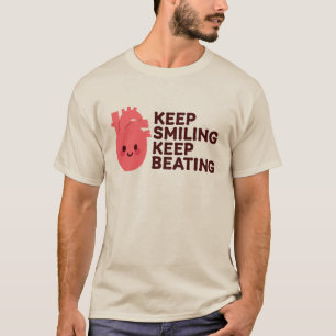 Camiseta Continue sorrindo, Continue Batendo - Bonita Desi