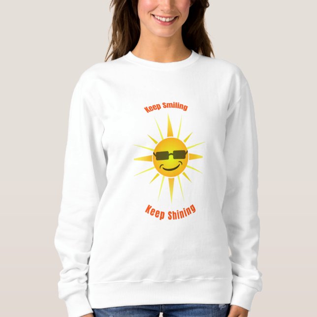 Camiseta Continue sorrindo e continue brilhando (Frente)