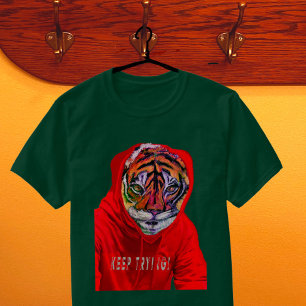 Camiseta Continue tentando Tai Chi Tiger