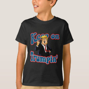 Camiseta Continue Trombeteando Design Divertido Política Tr