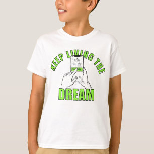 Camiseta Continue vivendo a equipe do Sonho