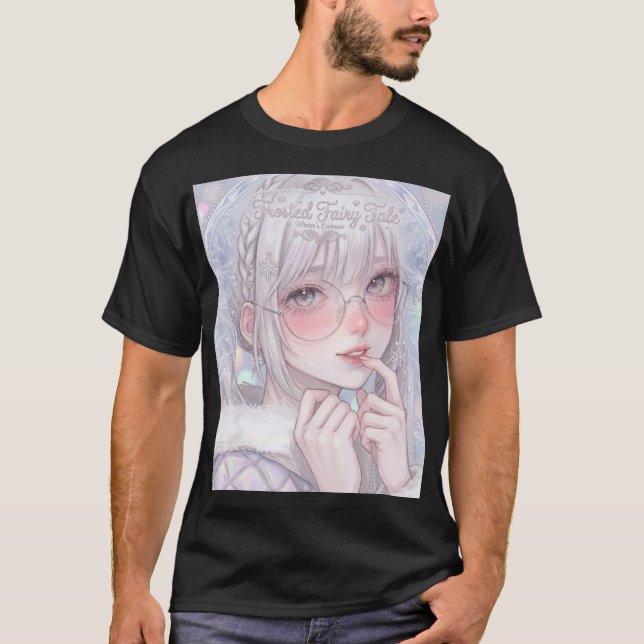 Camiseta Conto de Fadas Congelado: Garota de Cabelo Pratead (Frente)