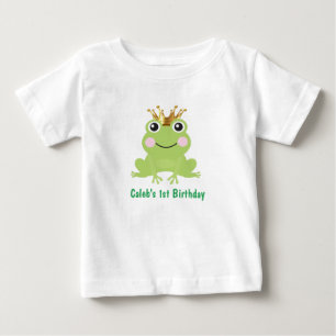 Camiseta Conto de Fadas Principe Sapo 1º Aniversário