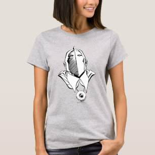 Camiseta Contorno da máscara do Dr. Fate