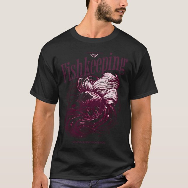 Camiseta Contorno de Arco-íris Aquático (Frente)