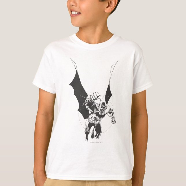 Camiseta Contorno de Batman Moon (Frente)