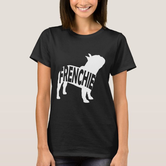 Camiseta Contorno de Frenchie (Frente)